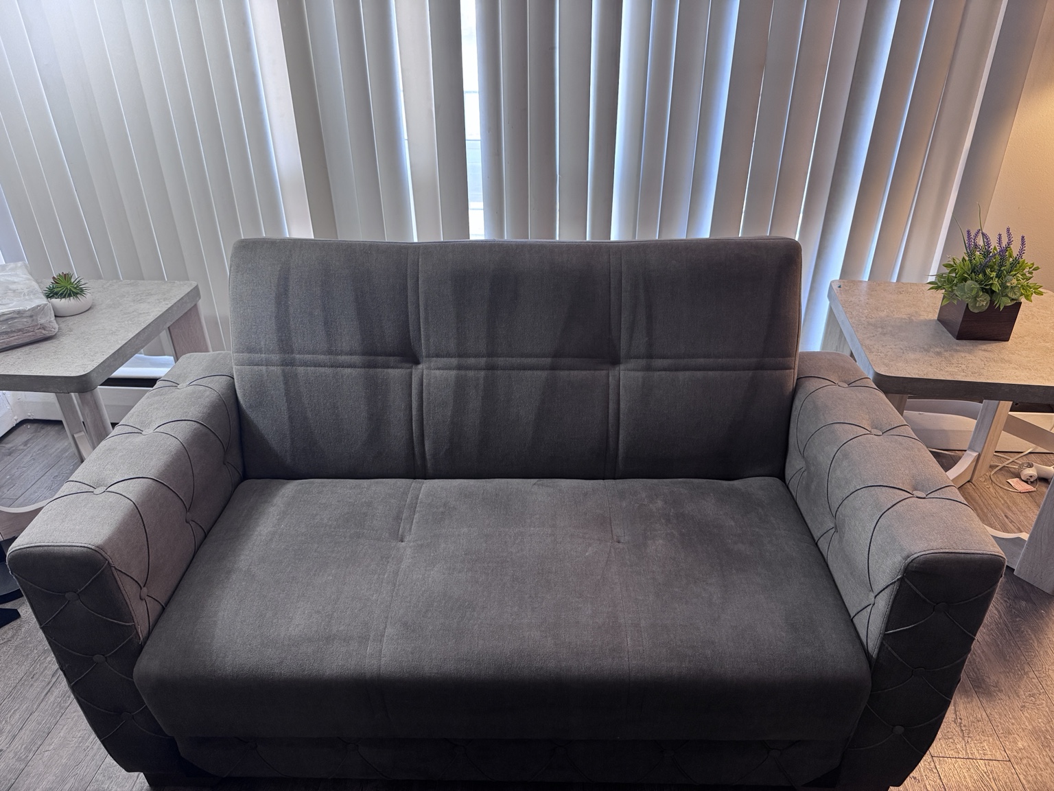 Loveseat Cleaning before