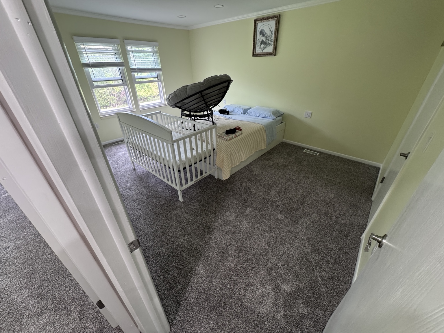 Bedroom Carpet Cleaning before