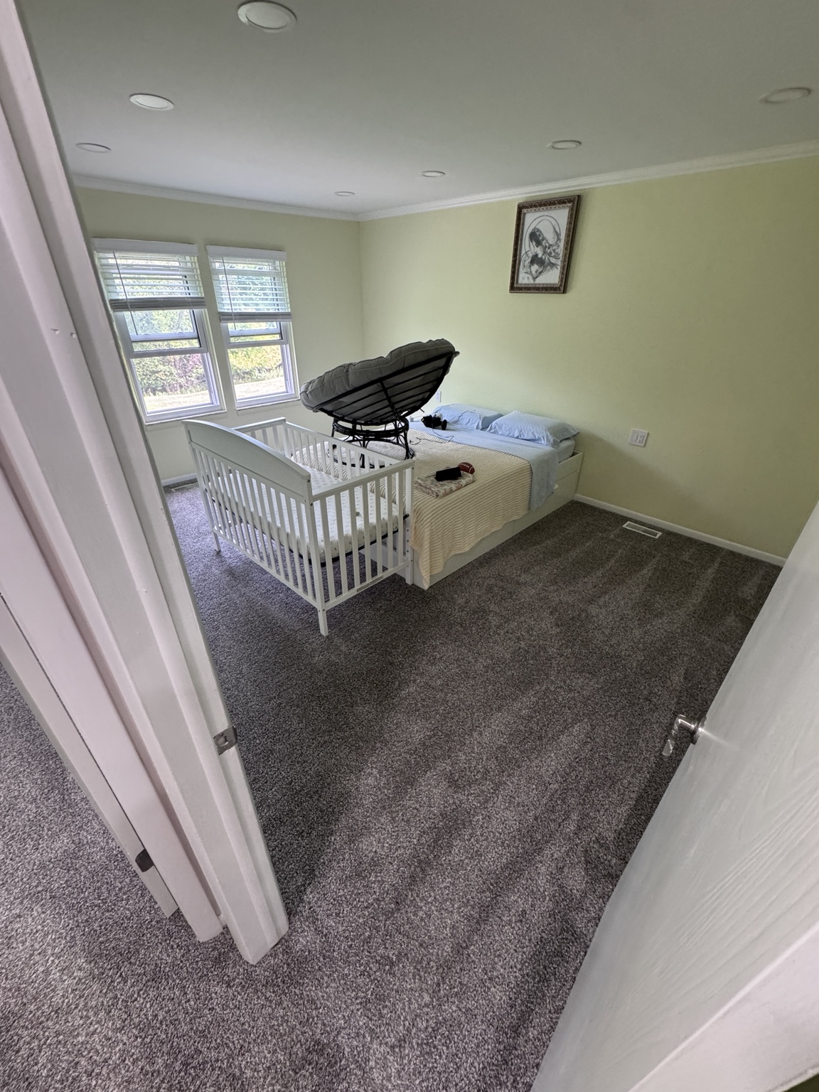 Bedroom Carpet Cleaning after