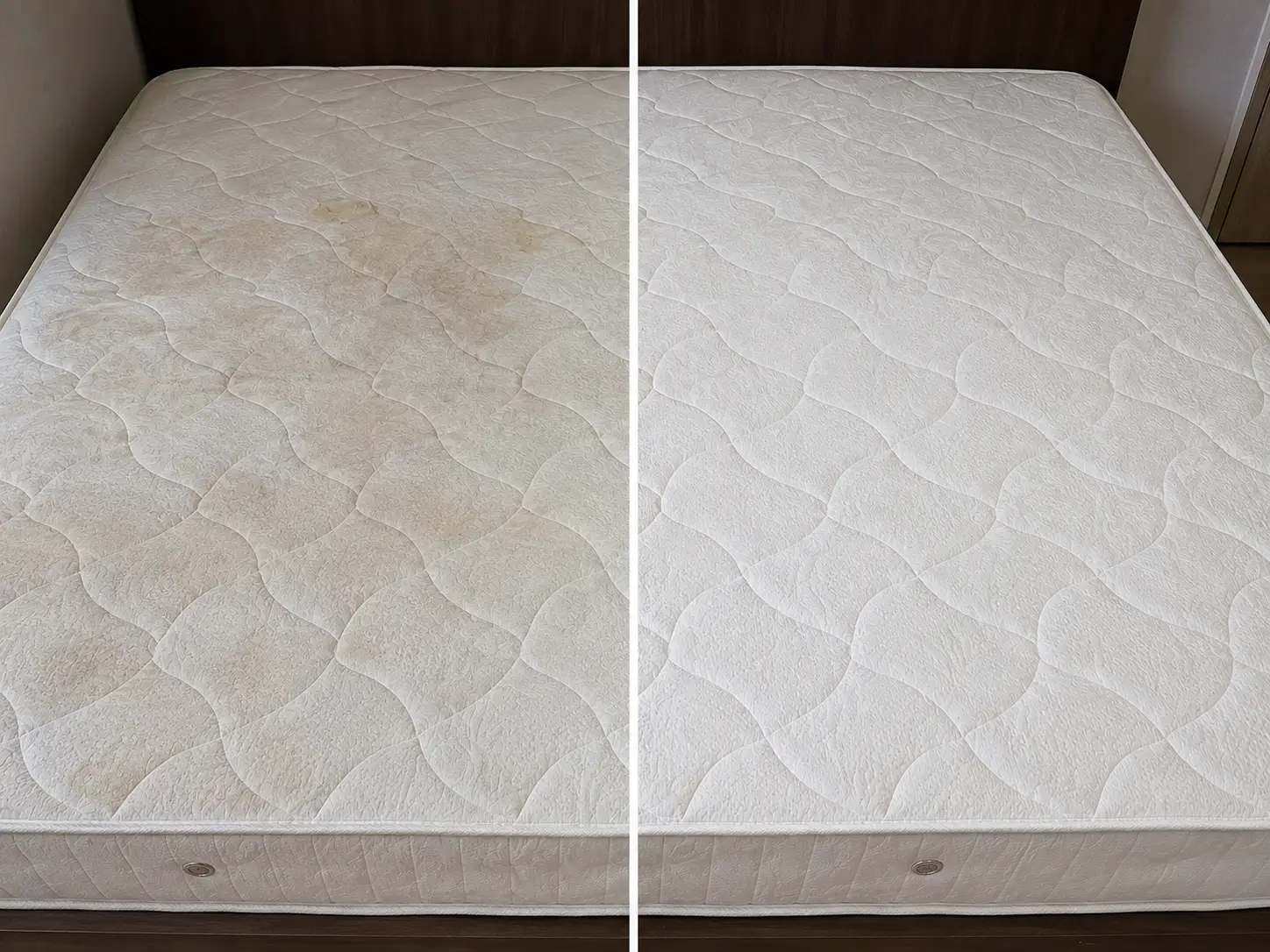 Mattress Cleaning before and after